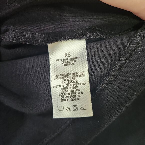 NEW Aéropostale A1987 Men’s Graphic T-Shirt Tee Black XS NWT AERO Classic Logo - Picture 4 of 5